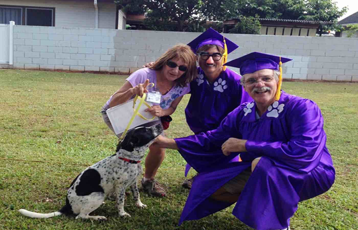 Dog graduation
